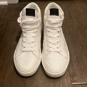 Zara Men’s High Top Shoes White 11.5 US